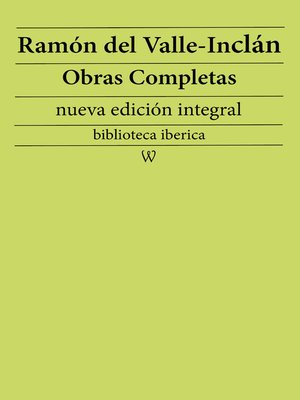 cover image of Ramón María del Valle-Inclán Obras completas
